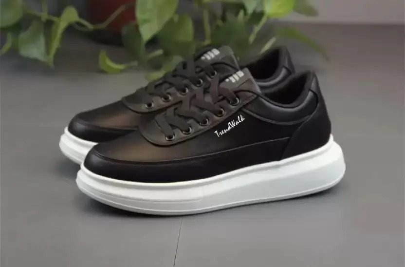 001-Original Luxury Branded Fashionable Men's Casual Sneakers For Men (White) Sneakers For Men (White , 9) - Image 7