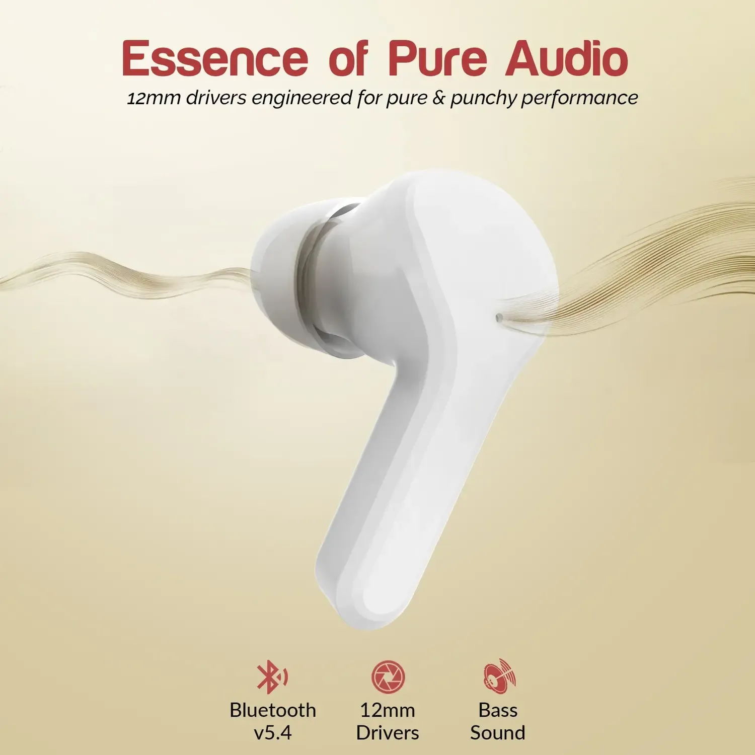 Caidea TW301 Blogger Upto 40H Playtime*,ENC,Dual Pairing Fast Charging Wireless Earbuds Bluetooth - Image 6