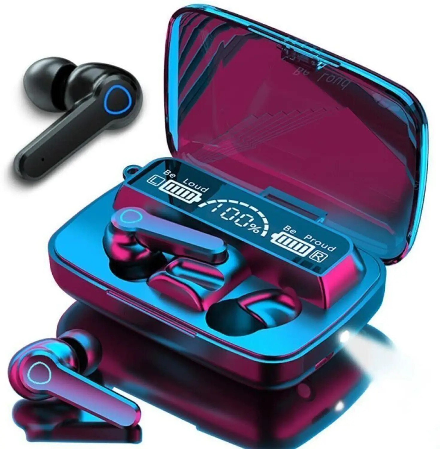 myxes New Edition TWS M19 Gaming Earbuds Bluetooth 5.0 Wireless LED Digital Display N8 Bluetooth
